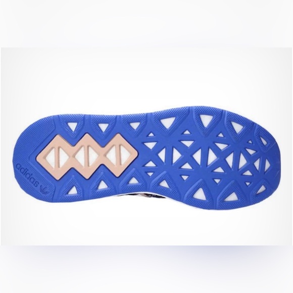 adidas Pink Knit Sneakers with Blue Accents - Picture 3 of 9